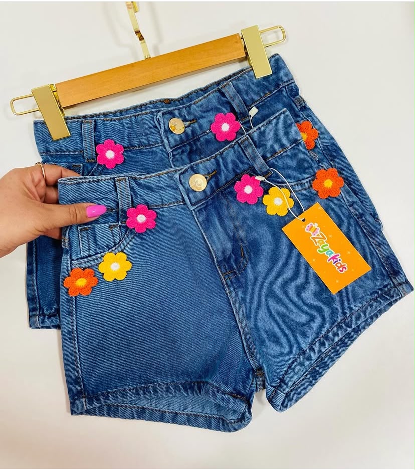 Shorts Jeans Floral