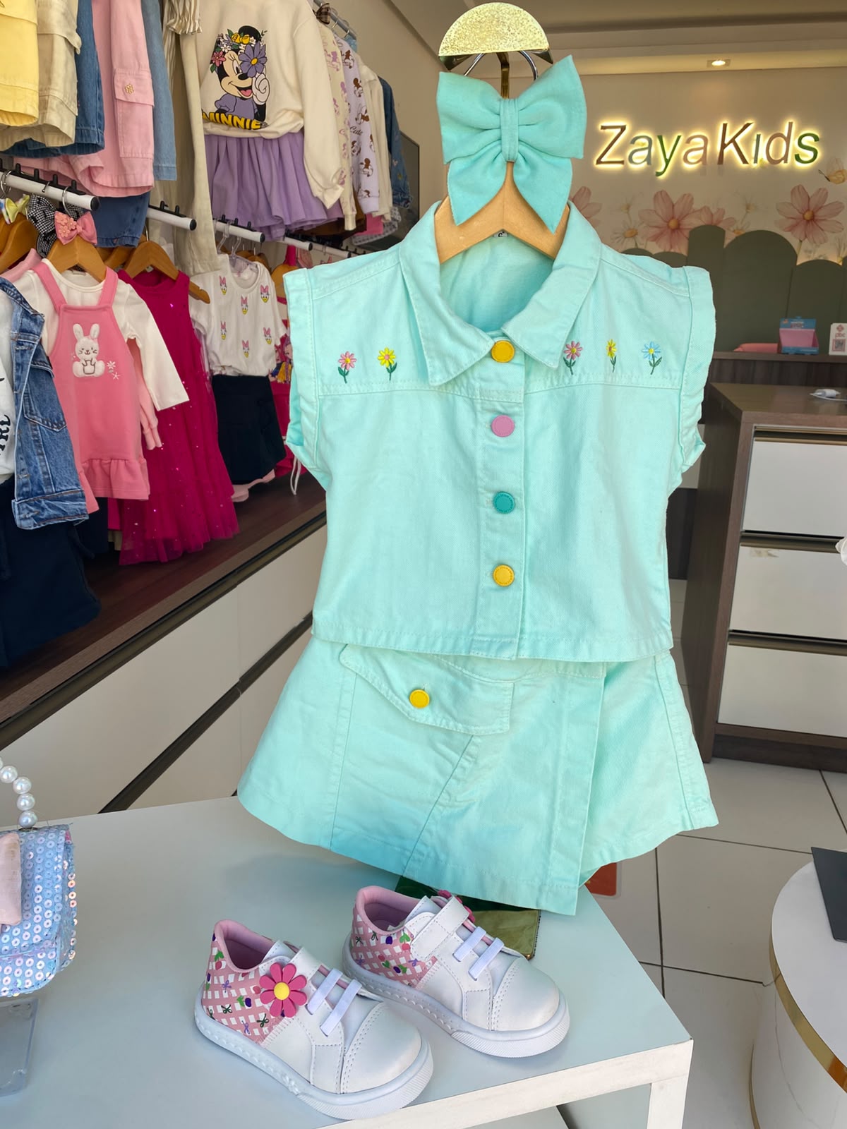 Vestido Floral Verde