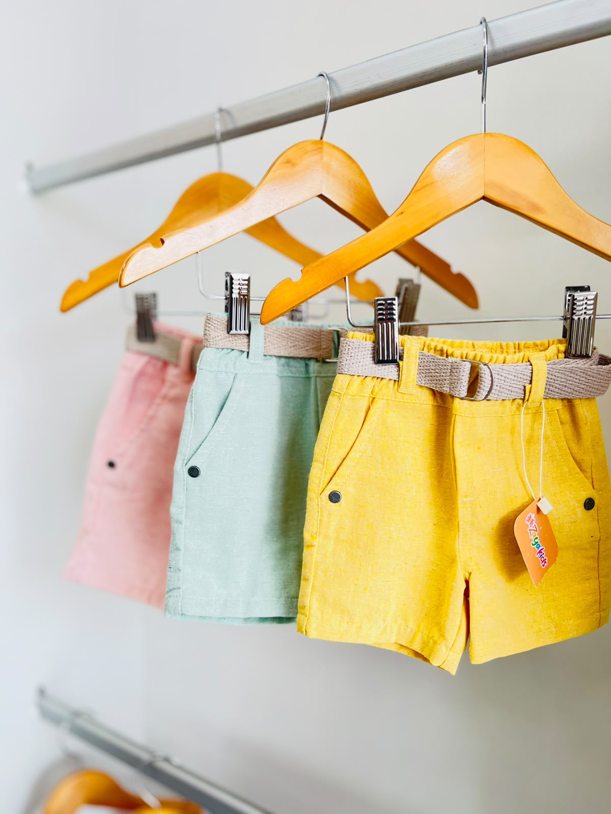 Shorts Coloridos com Cinto