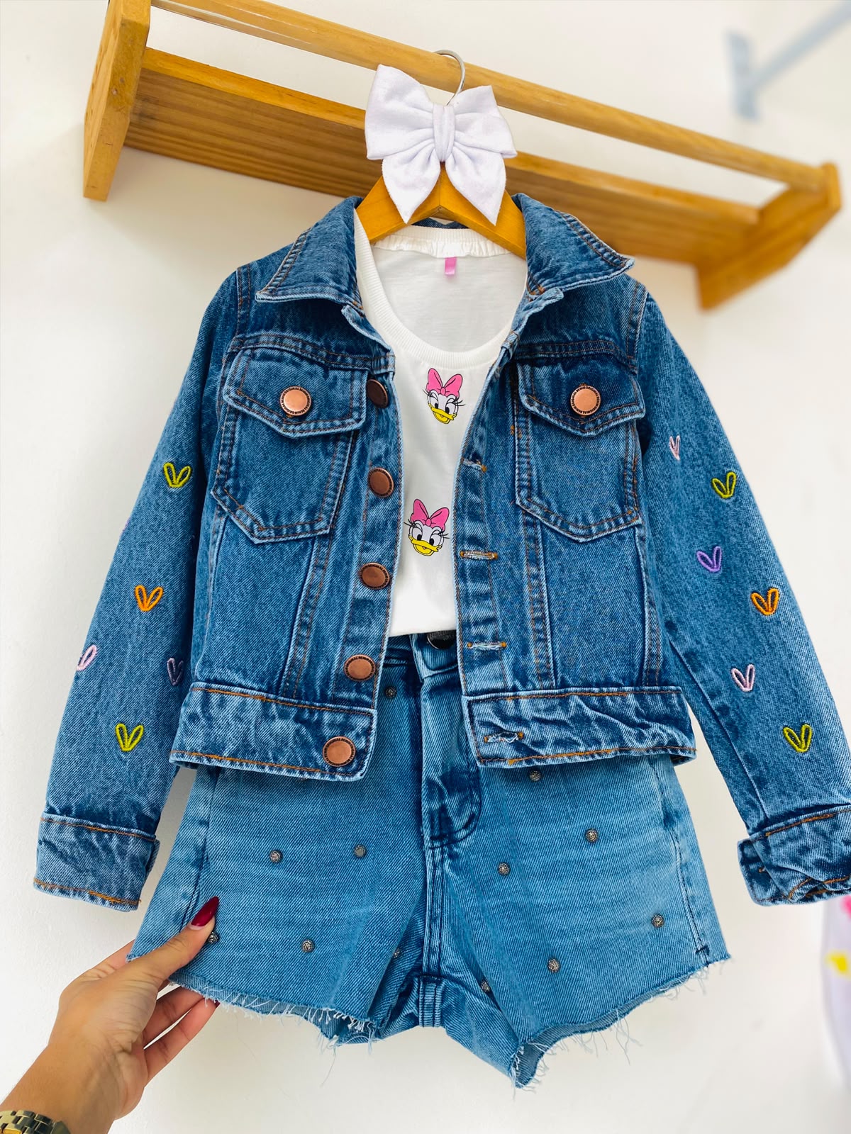 Jaqueta Jeans Estiloso