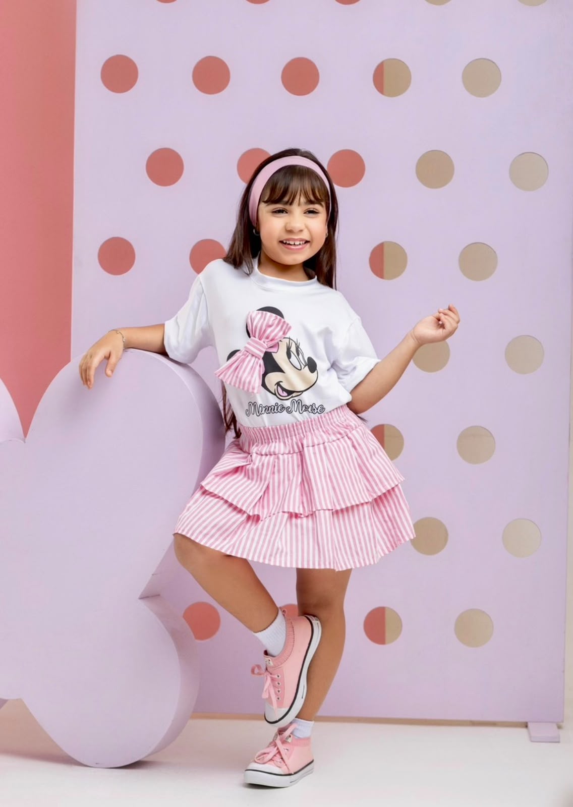 Conjunto Minnie Rosa