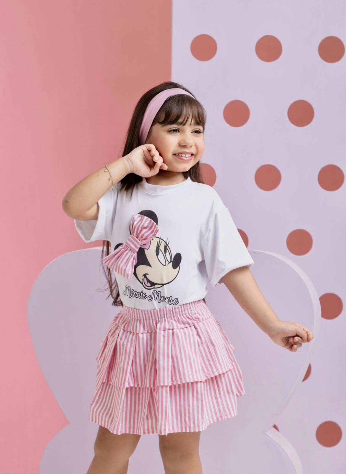 Conjunto Minnie Rosa