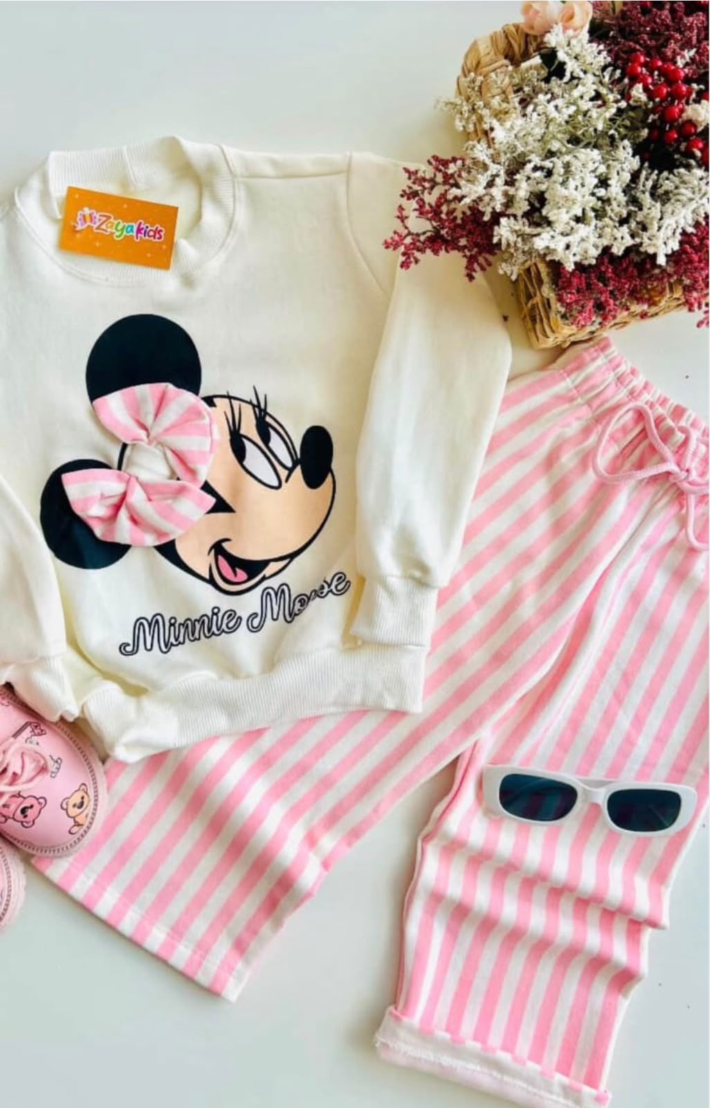 Conjunto Minnie Rosa