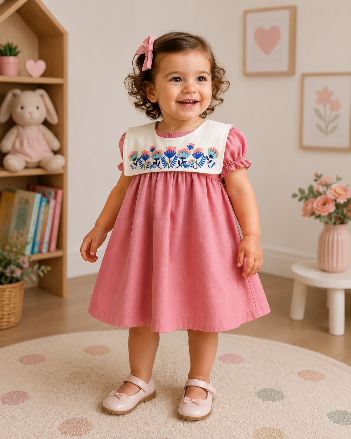 Vestido estilo colonial