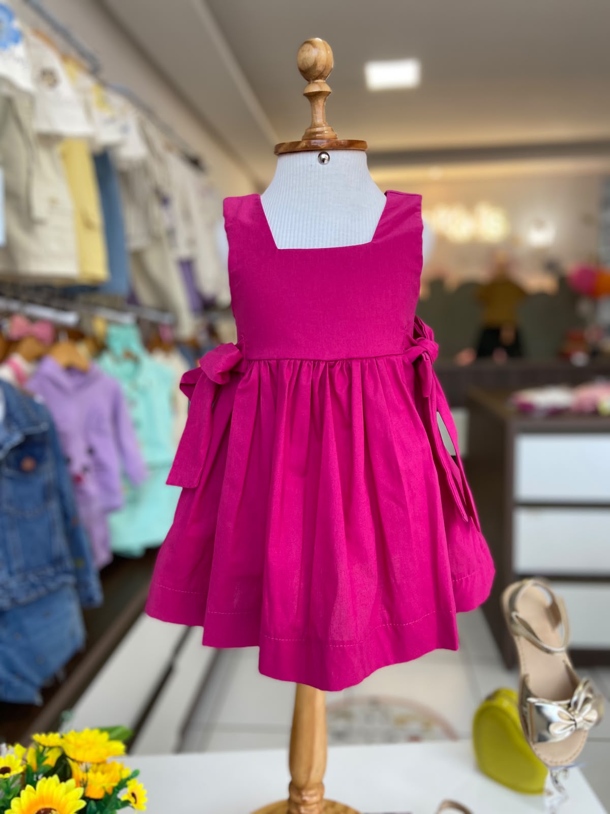 Vestido Rosa Charmoso