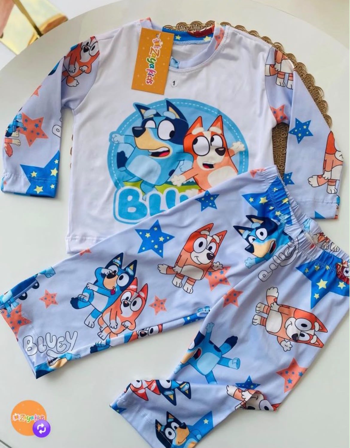 Pijama Bluey Divertido