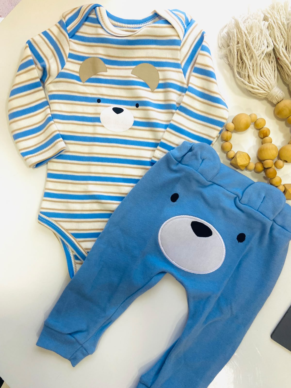 Conjunto Urso Azul