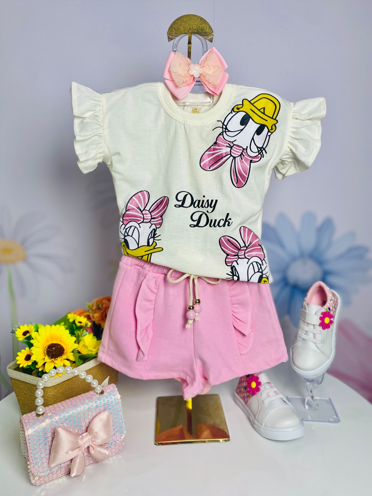 Conjunto Daisy Duck Rosa