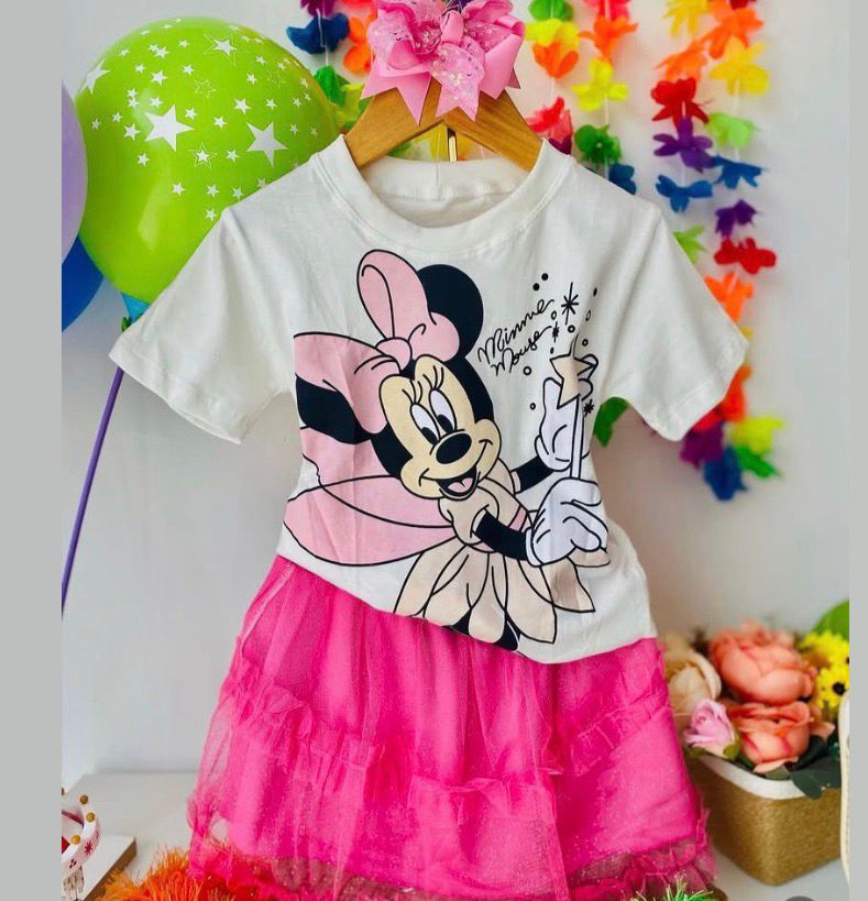 Conjunto Minnie Rosa