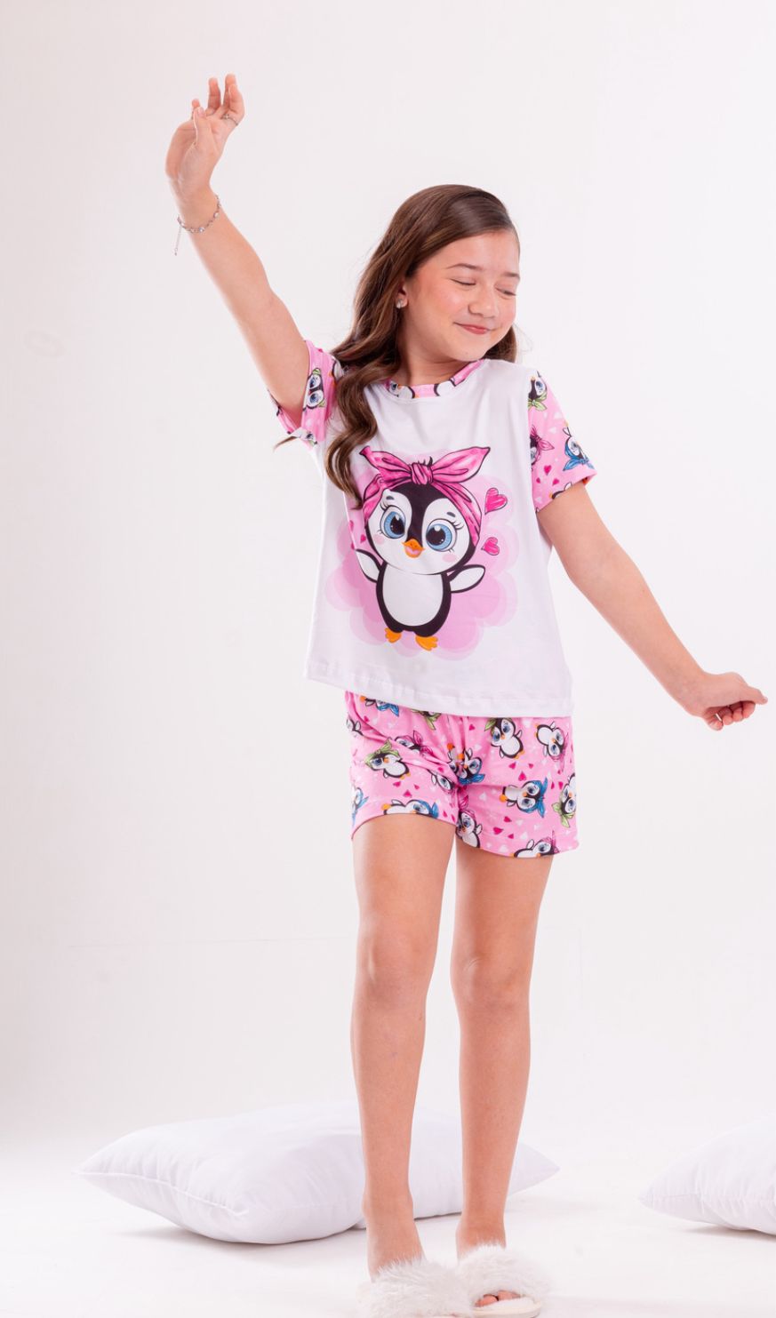 Pijama Pingüim Divertido