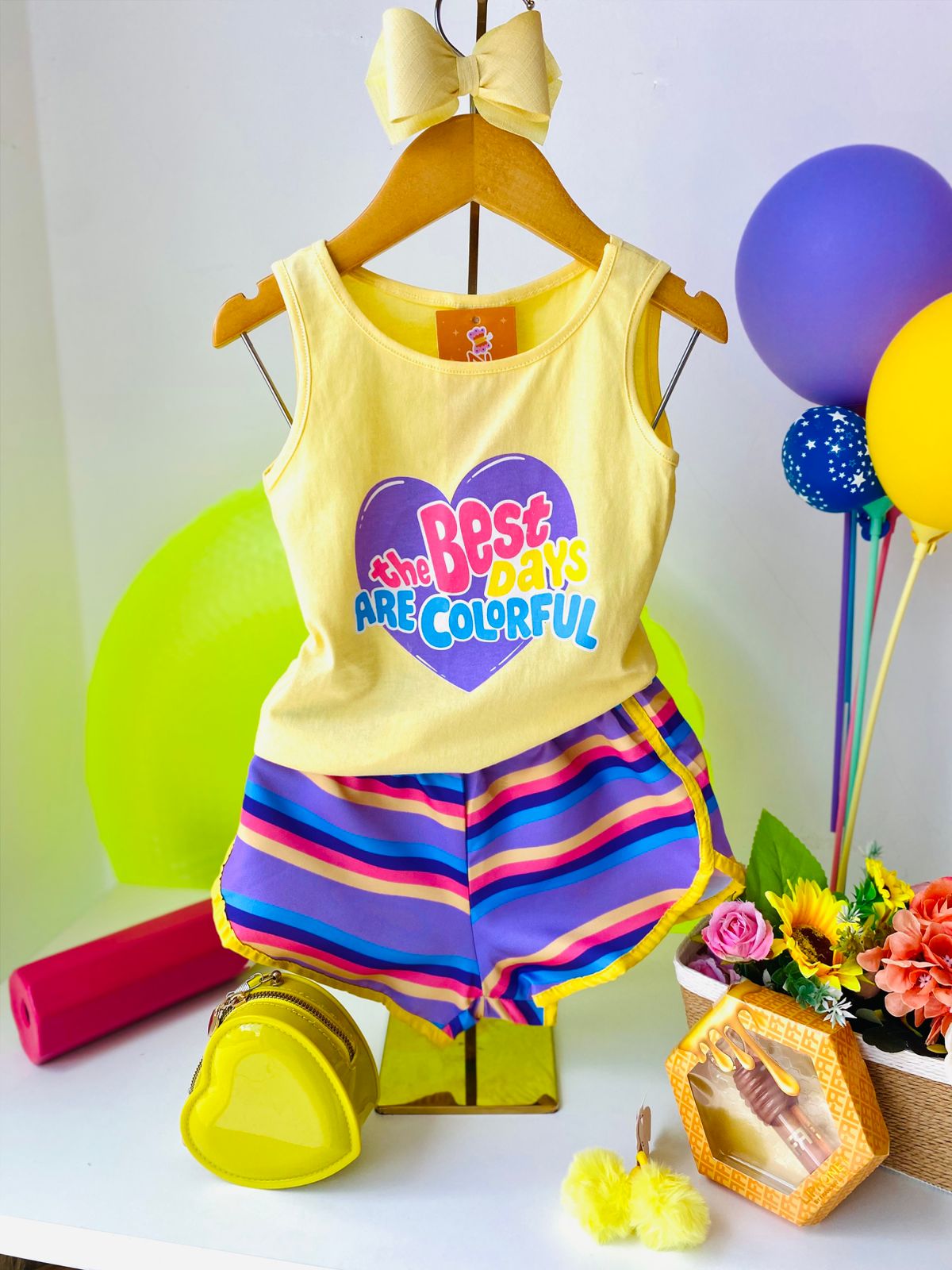 Conjunto Colorido para Verão