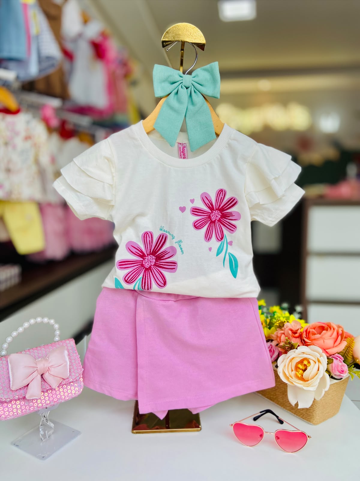Conjunto Floral Charmoso