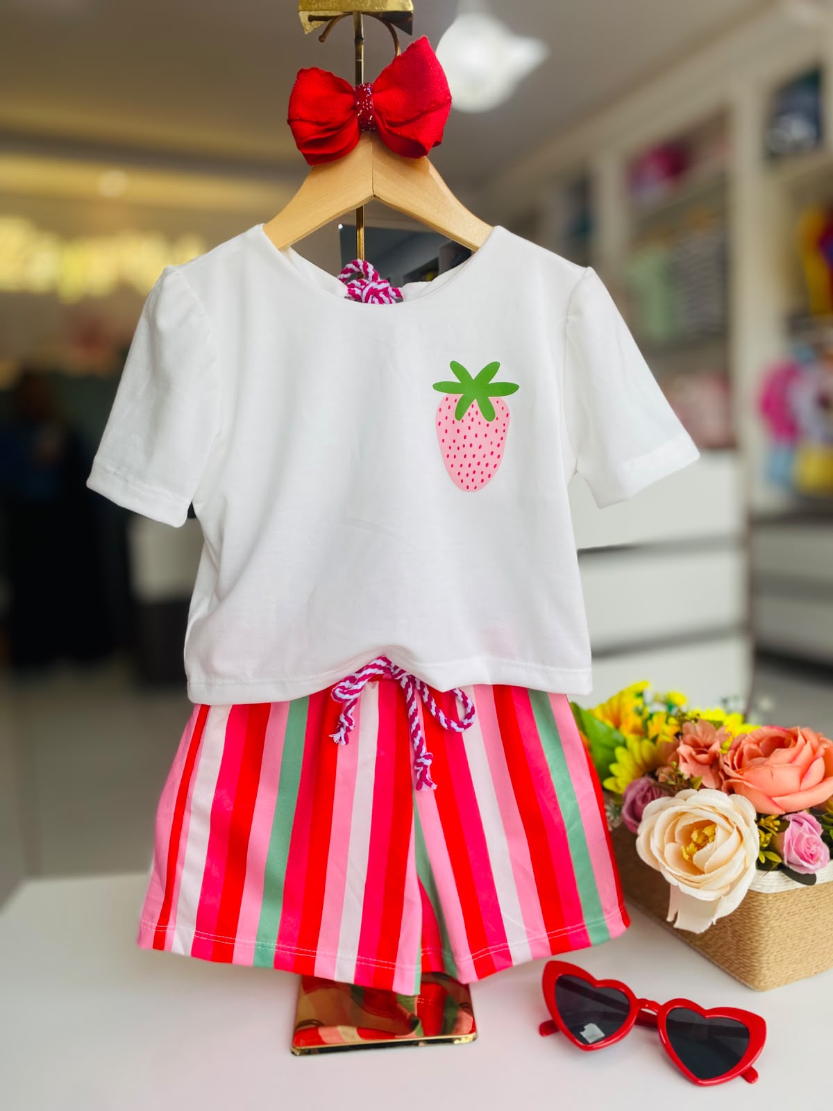 Conjunto Estampado Morango