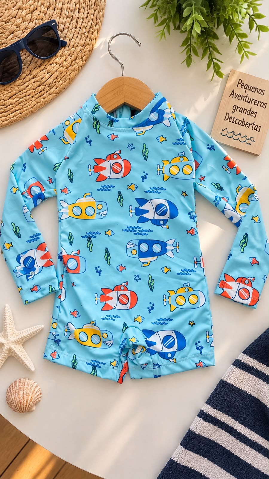 Roupa de Praia Aventura Azul