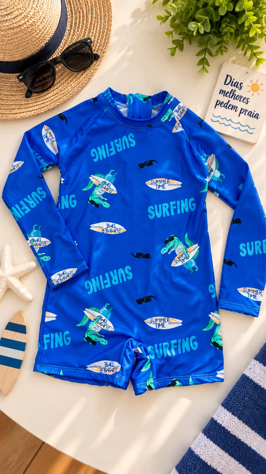 Roupa de Praia Surfing Azul