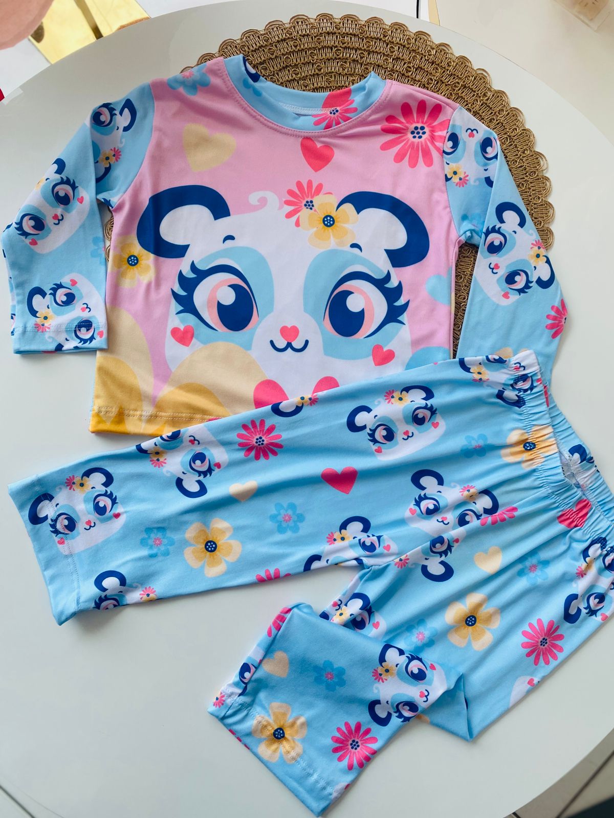 Pijama Panda Colorido