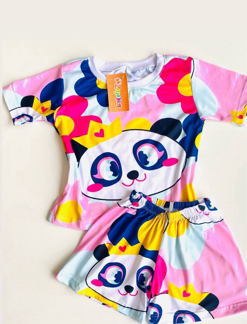 Pijama Panda Colorido