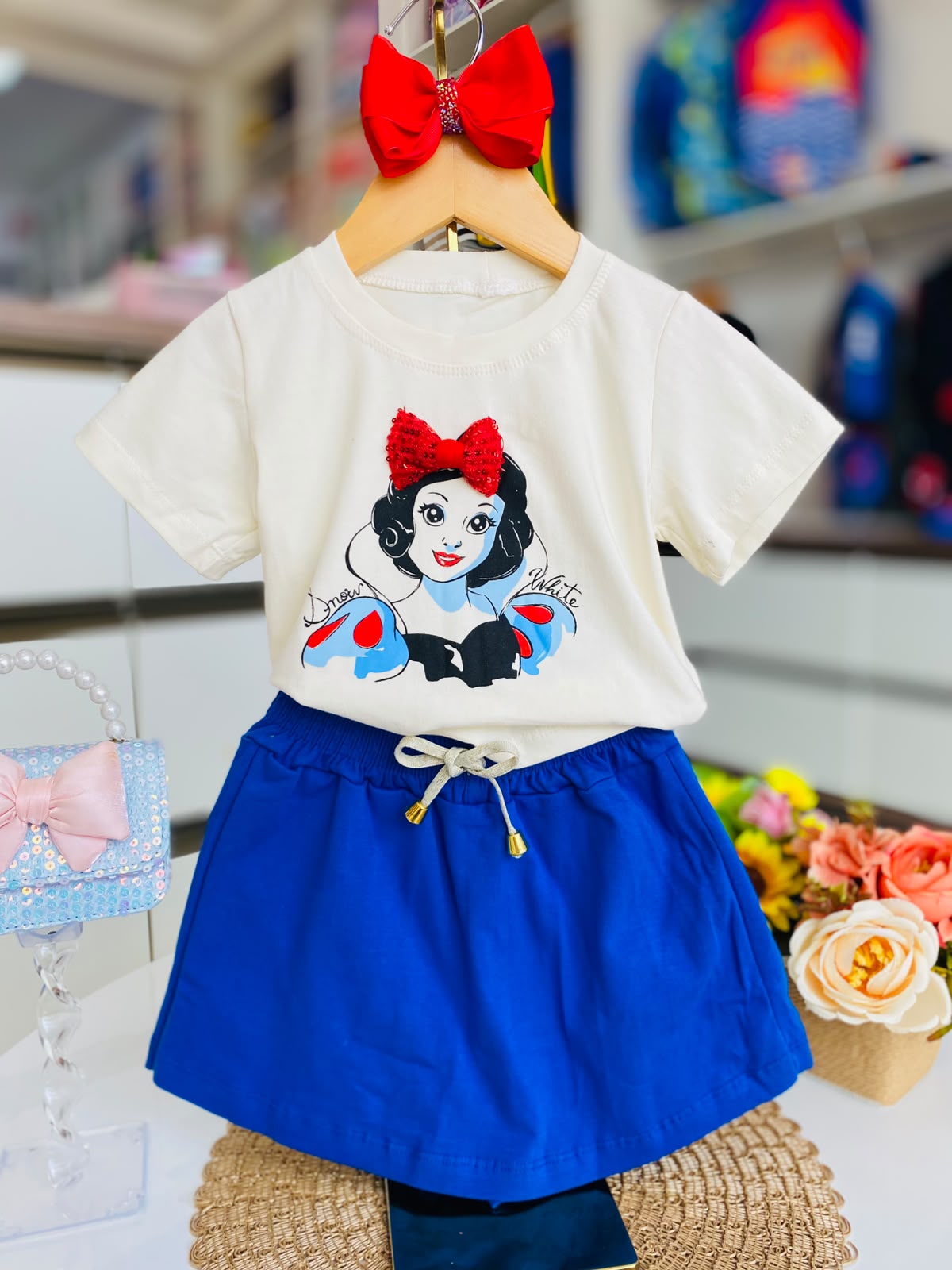 Conjunto Princesa Branca de Neve