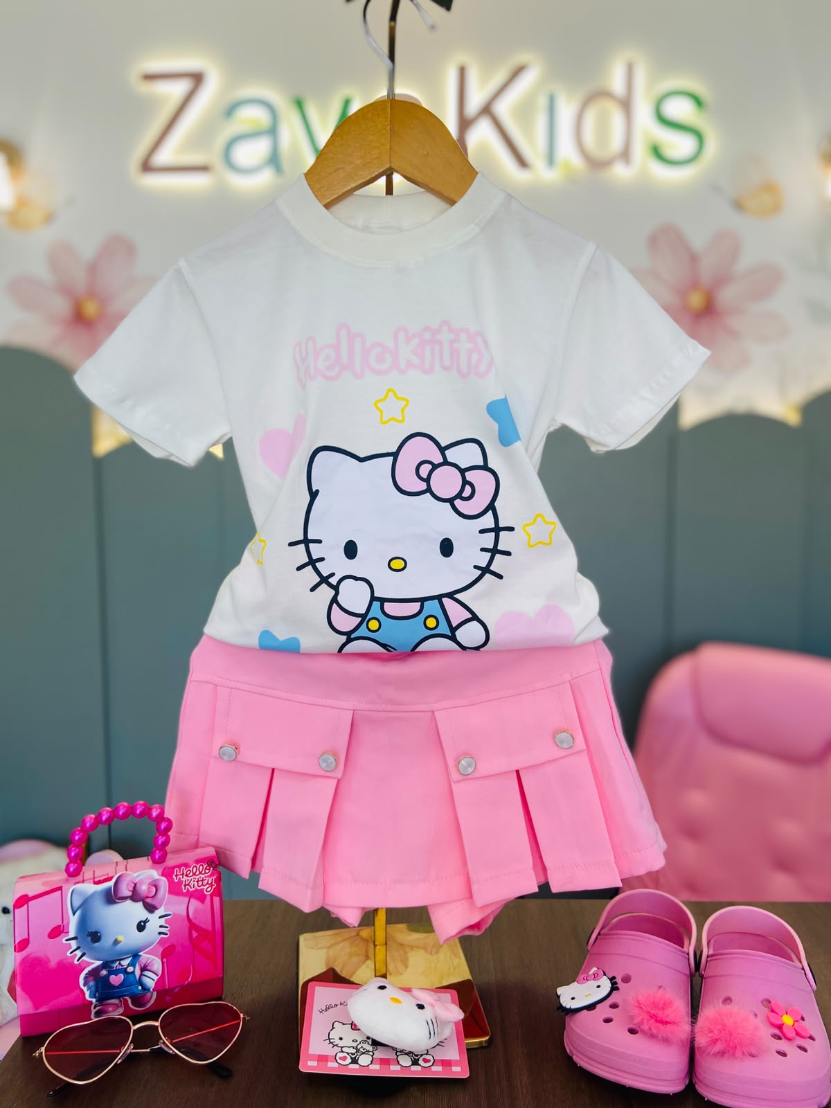 Conjunto Hello Kitty Rosa