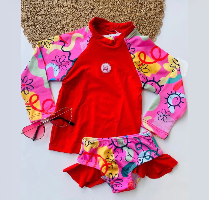 Conjunto blusa uv 6 meses
