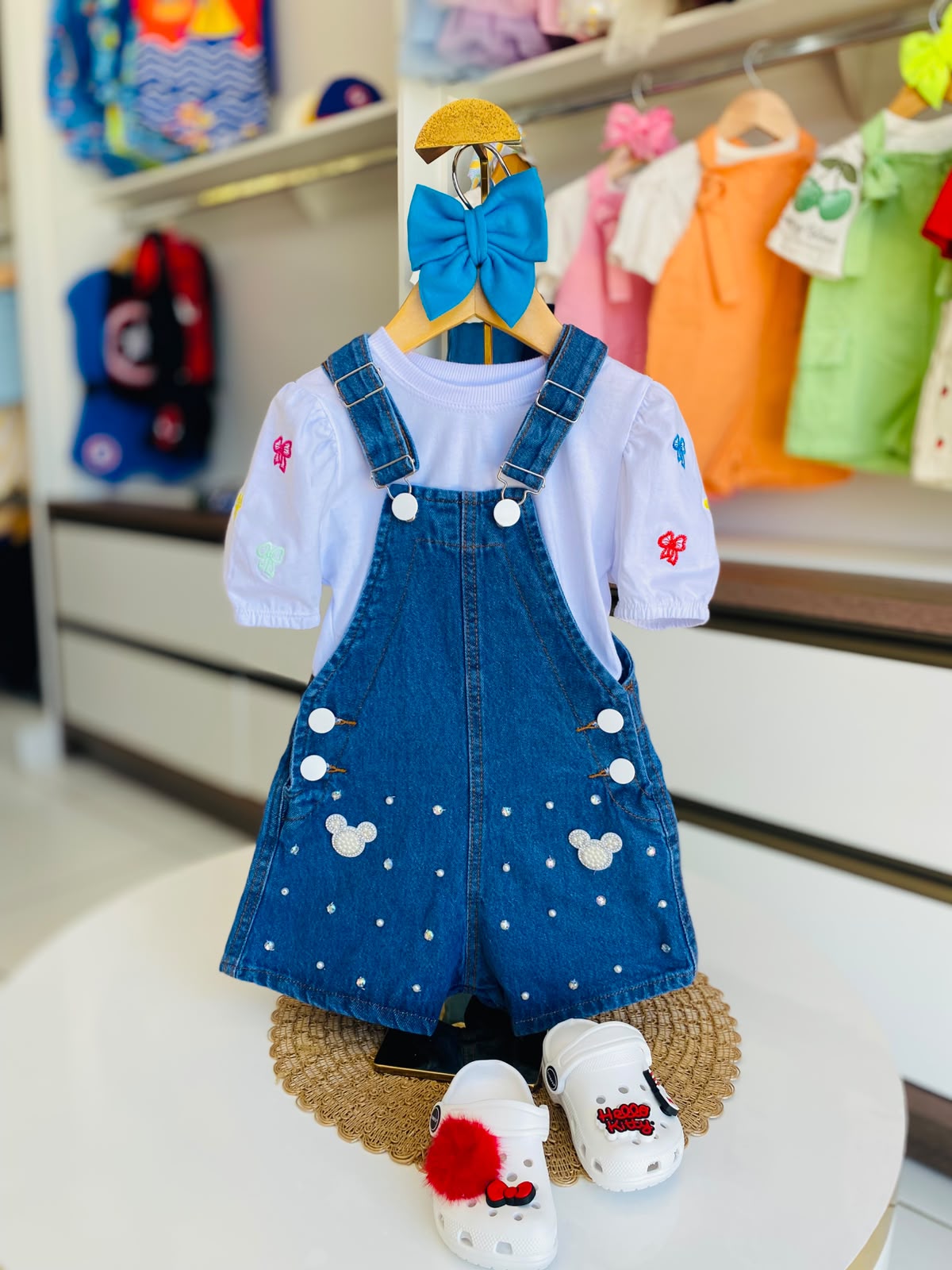 Jardineira Jeans Minie