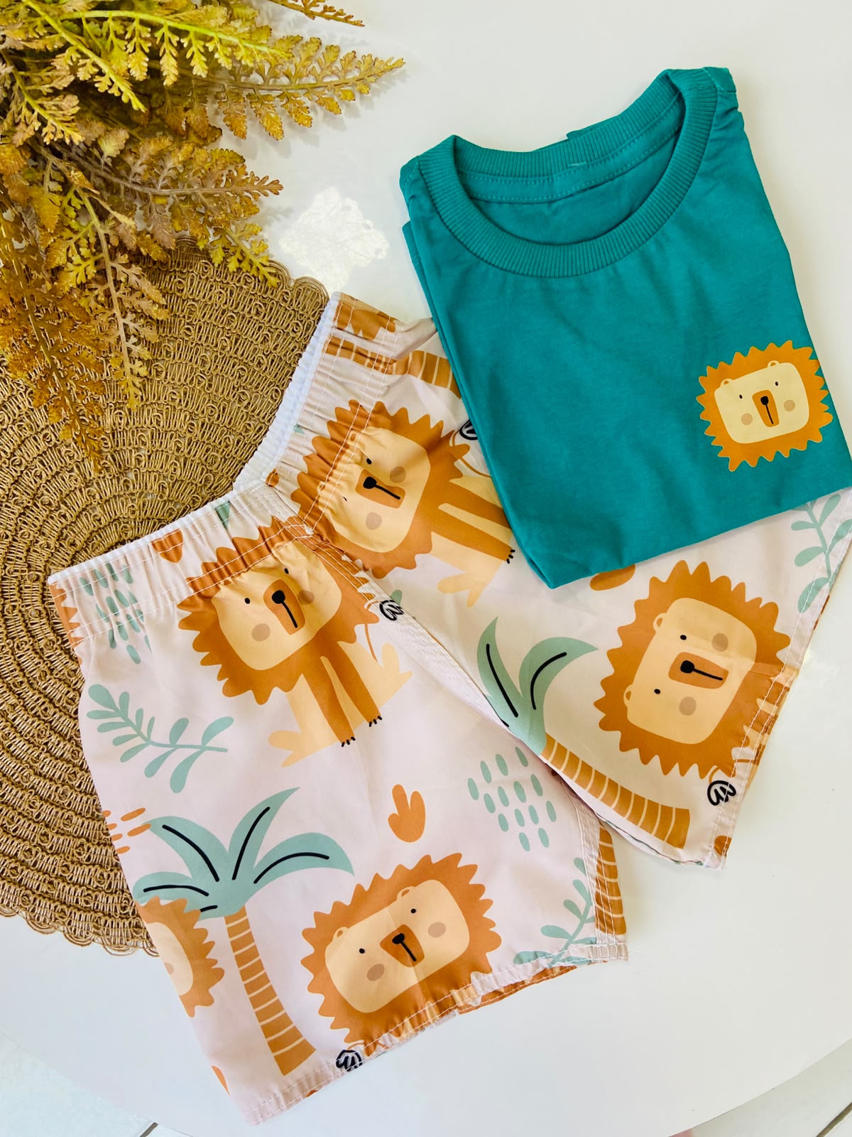 Conjunto Leão Divertido