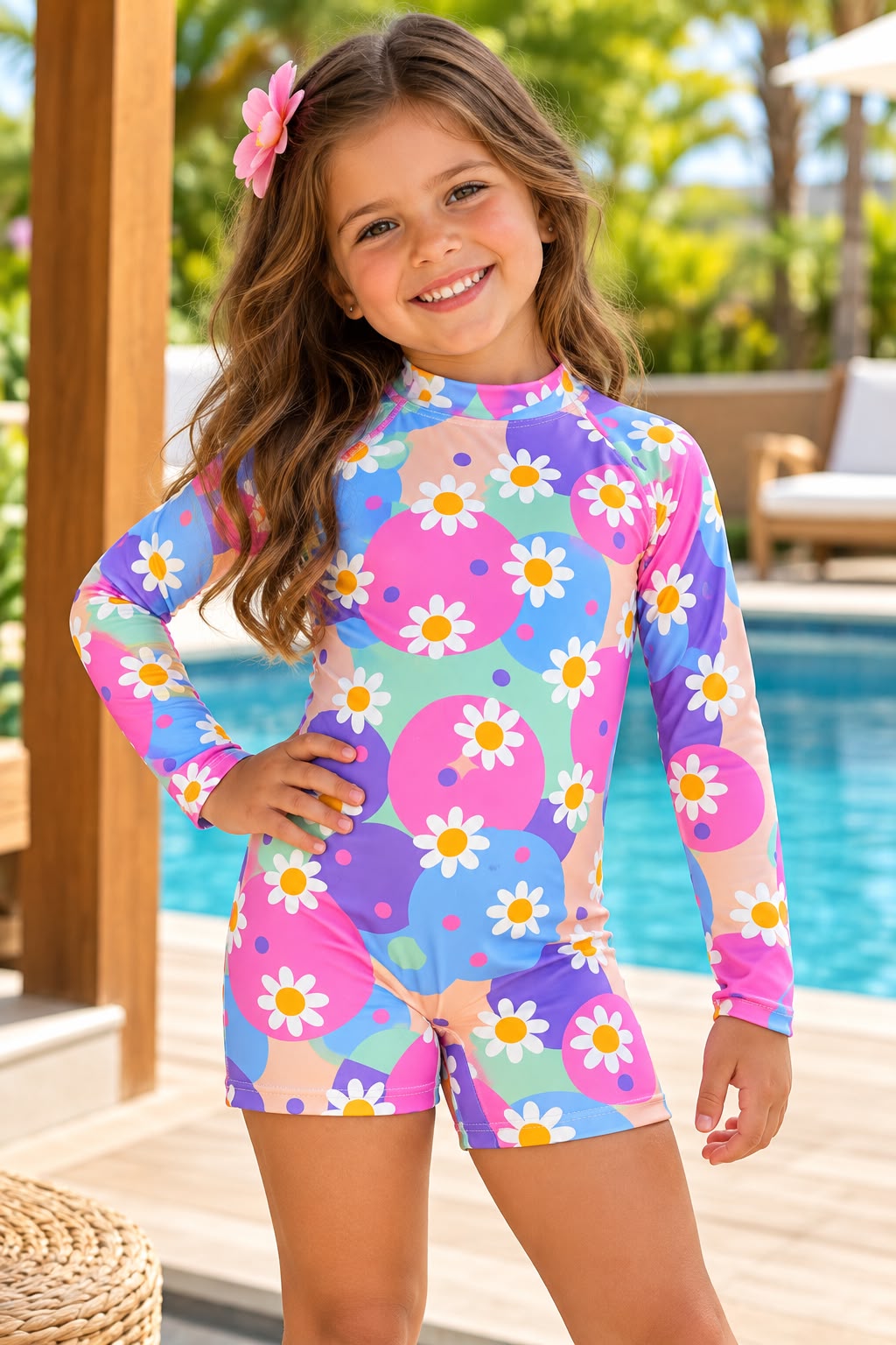 Macacao Flores Girl