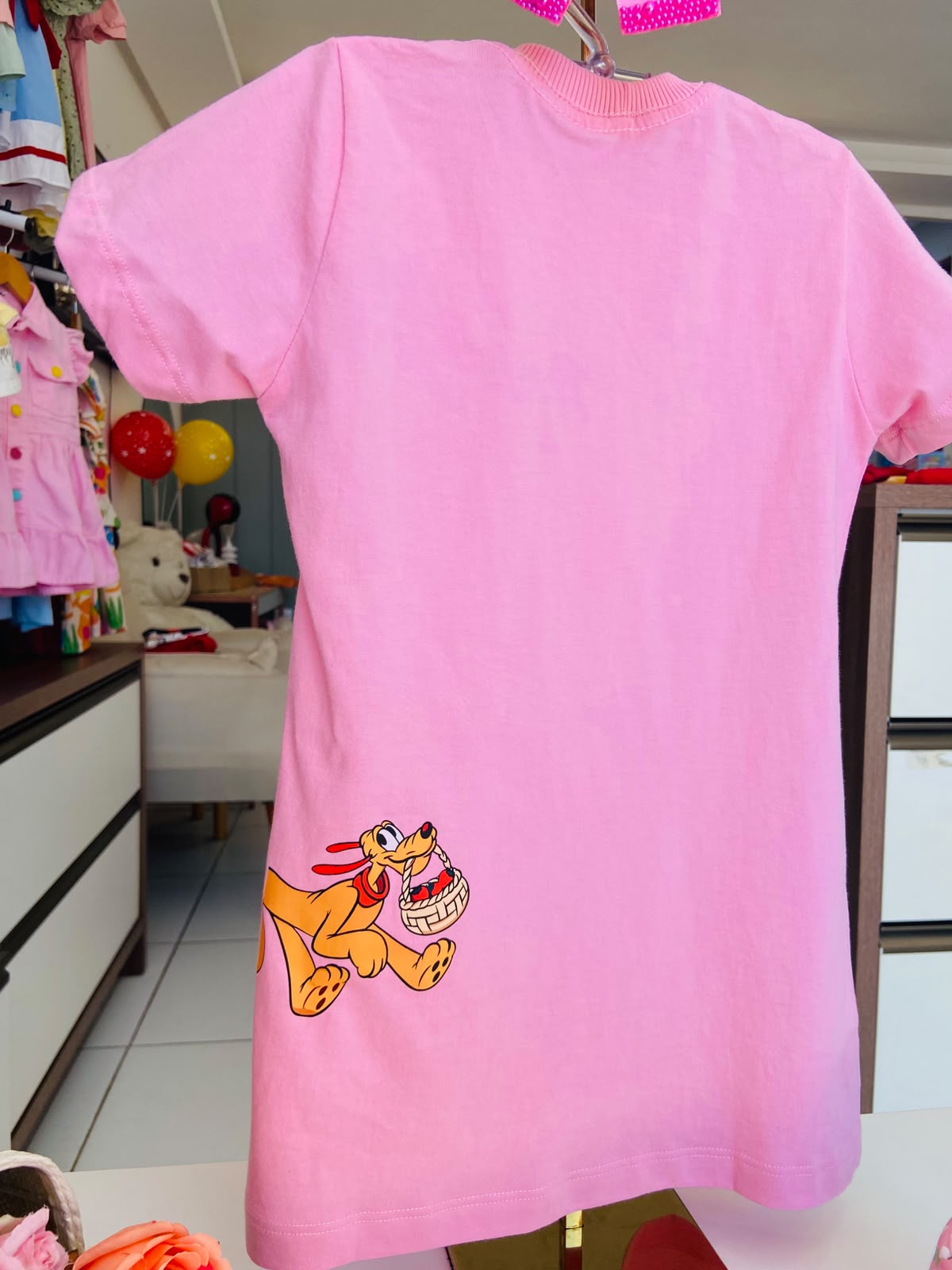Vestido Minnie Rosa