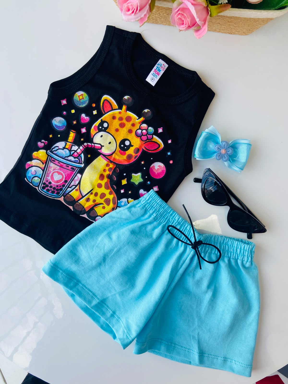 Conjunto Girafa Divertido