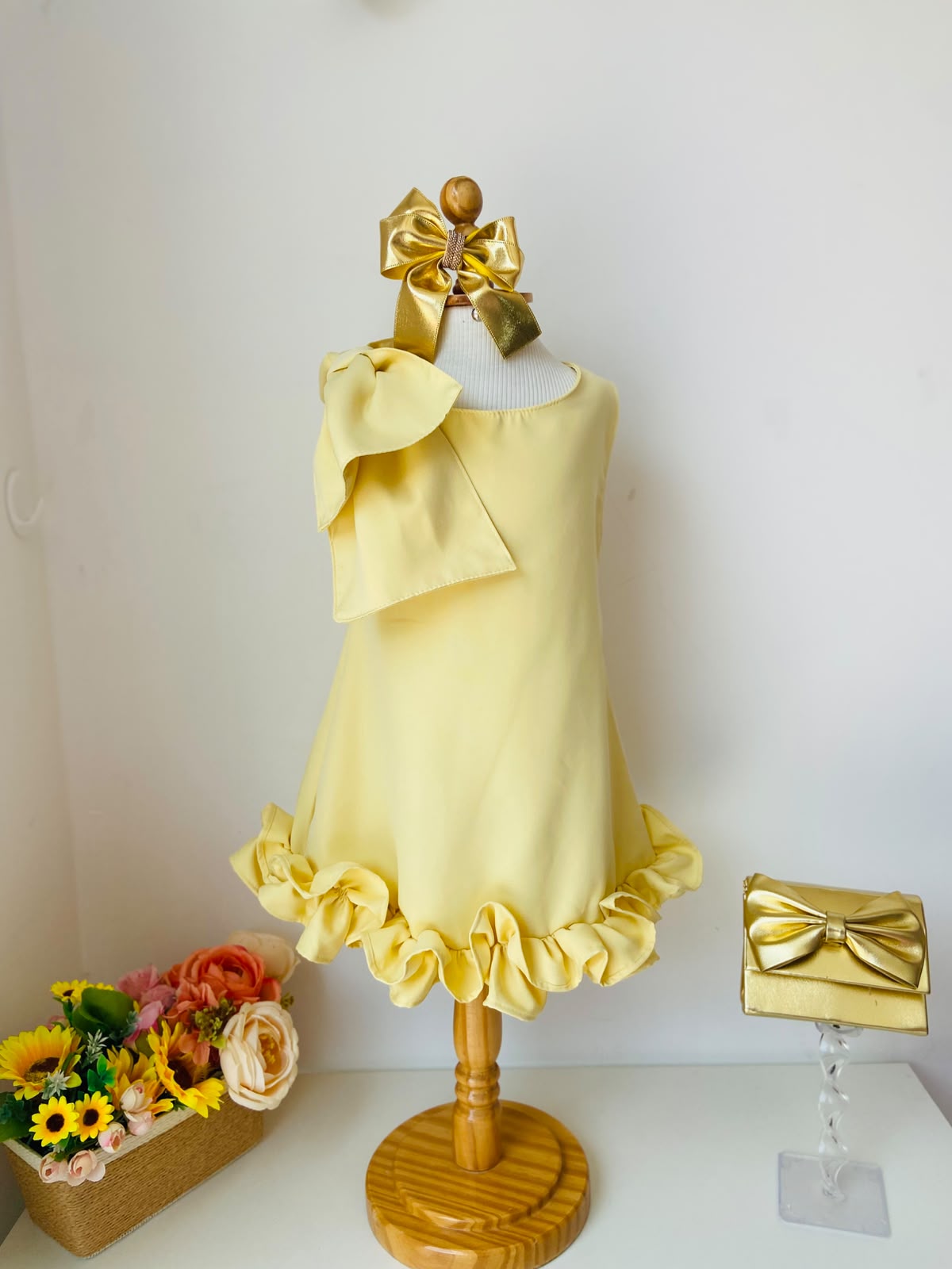 Vestido Angelica amarelo