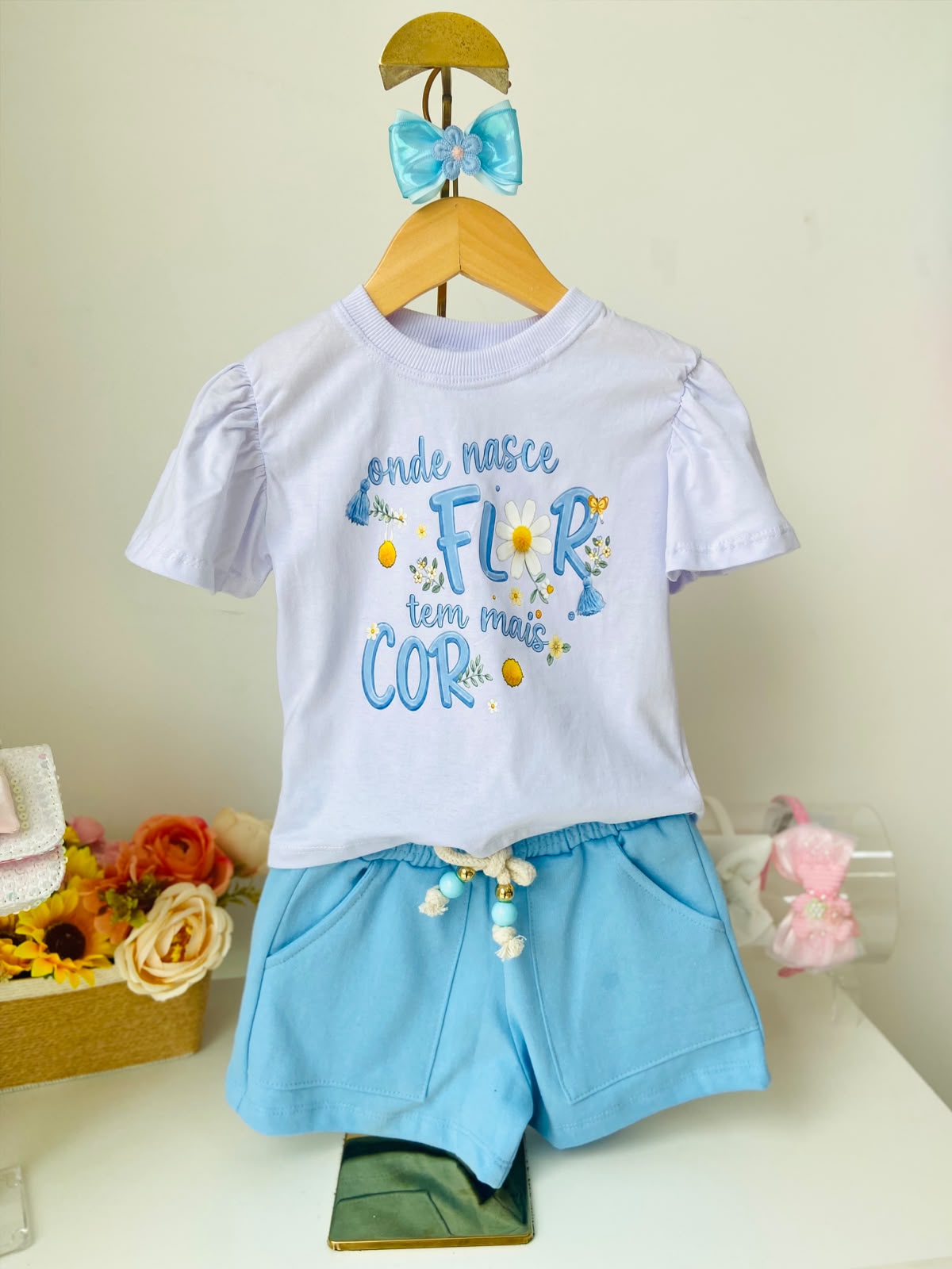 Conjunto Maria flor